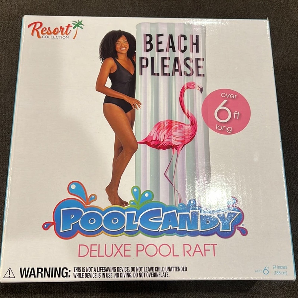 Poolcandy Beach Please Deluxe Pool Raft - Picture 2 of 4
